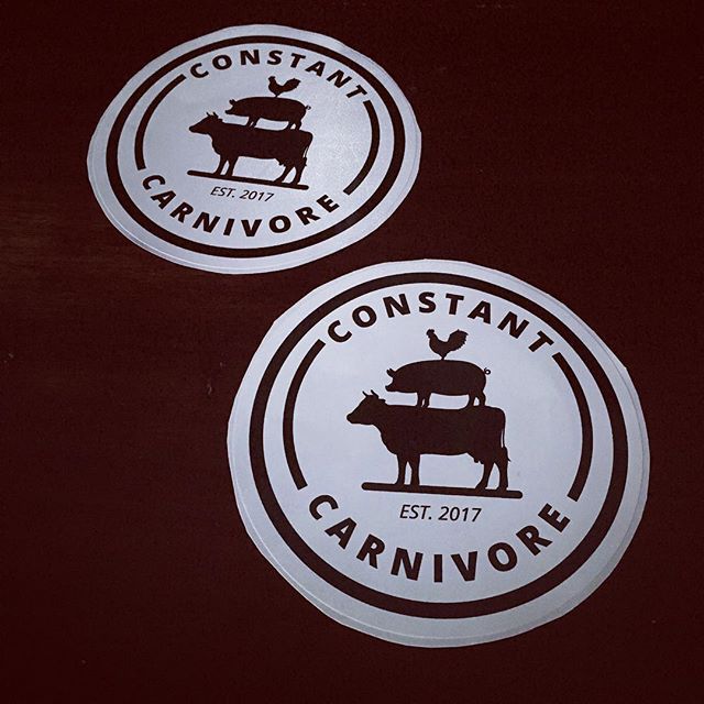 STICKER LOVE from @constantcarnivore - thanks buddy.. just in time to go on the new “Que Wall of Fame” - mine are on the way 🏻