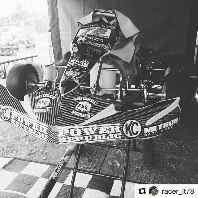 #Repost @racer_lt78・・・@bareknucklesbbq coming along for the ride at AKC Round 1 in Monarto this weekend. In BBQ low and slow is the answer but not so much for me this week end. #letsdothis