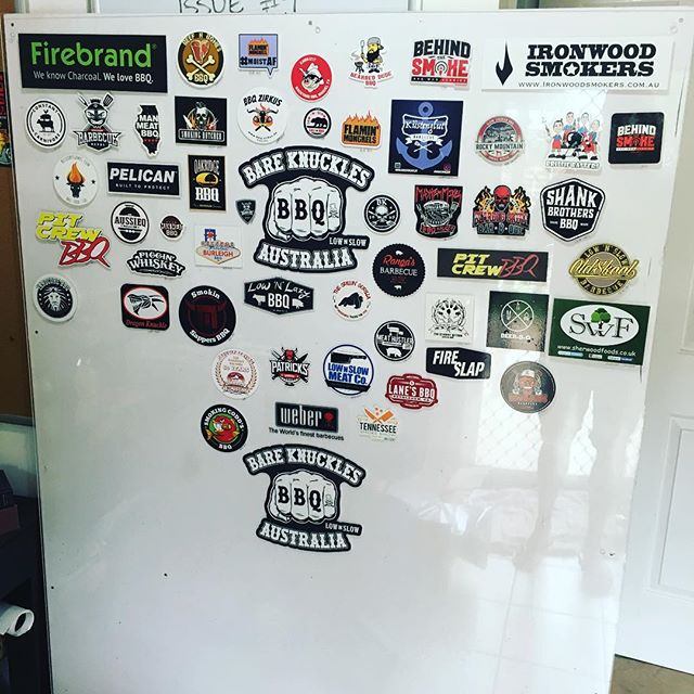 “Wall Of Que” Updated with the latest additions.. @smokingcoddsbbq @yardcorebbq @dragonknuckle_jana @sherwood_foods.1969 - thanks to everyone who’s contributed so far., and those yet to be received !! 🏻