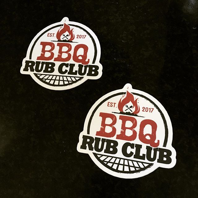 STICKER LOVE from @bbq_rub_club - cheers crew.. straight to the ‘Que Wall of Fame’ they go !! 🏻