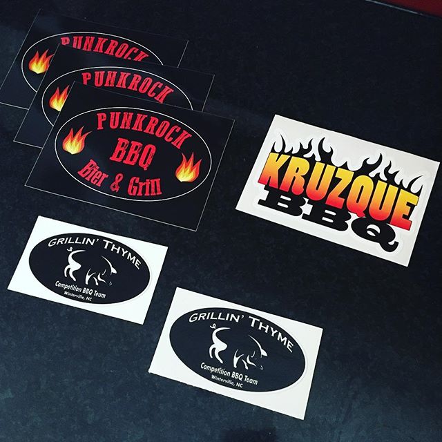 STICKER LOVE from @punkrock_bbq @grillinthyme @kylemav85 - cheers crew.. straight to the ‘BBQ Wall of Fame’ they go !! 🏻