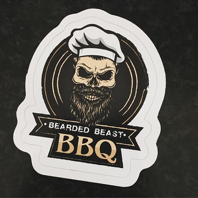 STICKER LOVE from @beardedbeastbbq - cheers crew.. straight to the ‘BBQ Wall of Fame’ they go !! 🏻