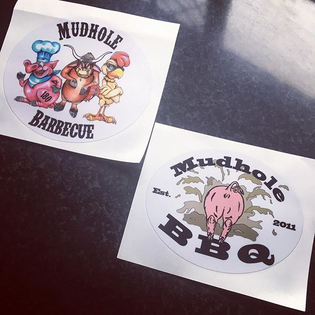 STICKER LOVE from @mudholebbq - cheers crew.. straight to the ‘BBQ Wall of Fame’ they go !! 🏻