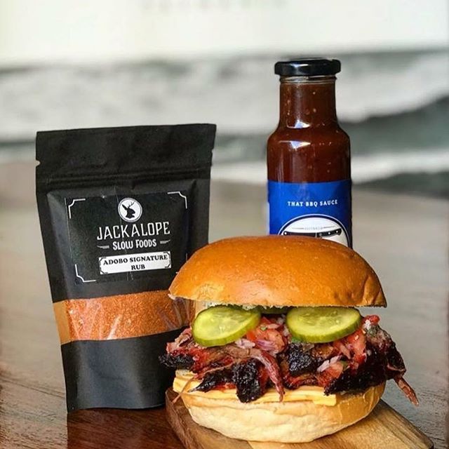 Lunch Tomorrow.. come at us.. 🏻🏻🏻 #Repost @lownslowmeatco・・・FRIDAYS LUNCH SPECIAL....@lownslowchef has come up with a cracker... Pulled @capegrimbeef chuck, rubbed with @jackalopeslowfoods Adobo Signature rub, pico de gallo, American cheese, pickles and That BBQ sauce. Killer burger and it’s all your from 9.30am Full range of BBQ on offer as usual too. #lownslowmeatco #themeatnheattraders @bareknucklesbbq