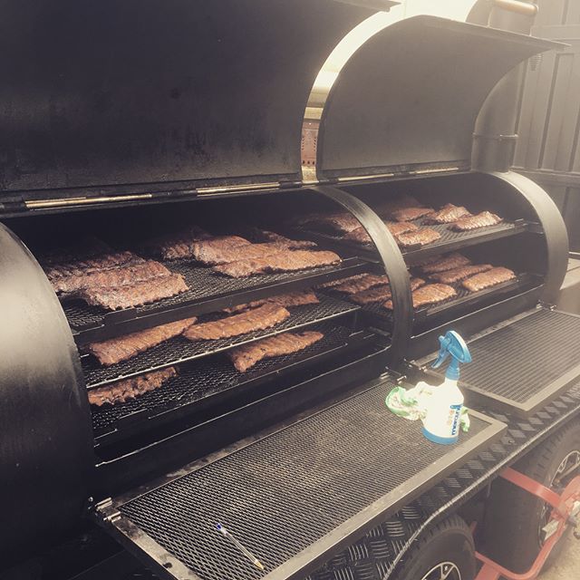 Ribs, Ribs, Ribs.. just before the wrap.. another great day at work...