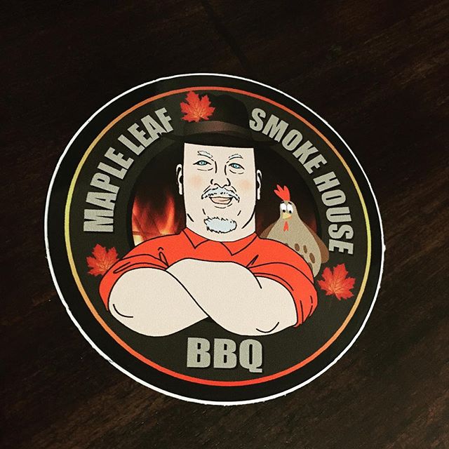 Some Sticker Love from @mapleleafsmokehouse 🇨🇦 - sorry about the delay in posting pics up !! #unitedwallofbbqaus