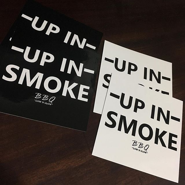 Some Sticker Love from @upinsmoke_gc 🇦🇺- sorry about the delay in posting pics up!! #unitedwallofbbqaus