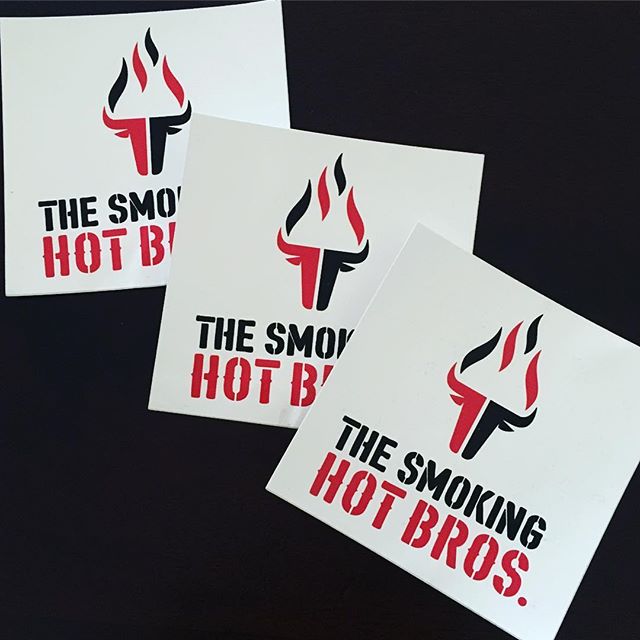 Sticker Love from @thesmokinghotbros 🇦🇺 for the #unitedwallofbbqaus - thanks Chris and Crew 🏻🏻🏻