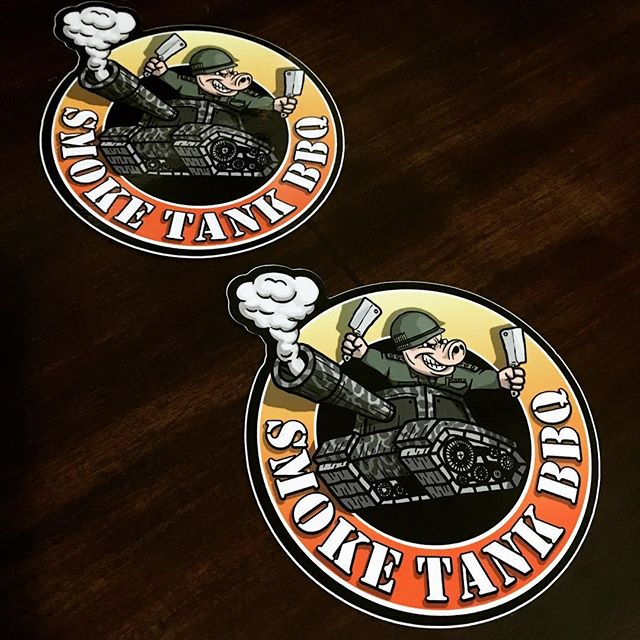 Some Sticker Love from @smoketankbbq 🇦🇺 - sorry about the delay in posting pics up, I’ll get yours out ASAP !! #unitedwallofbbqaus