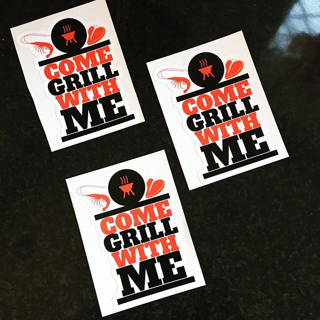 Some Sticker Love from Irene @come.grill.with.me 🇦🇺 for the #unitedwallofbbqaus - thanks buddy.. 🏻