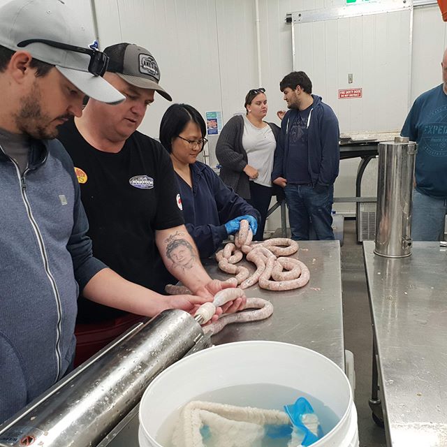 I had a great afternoon yesterday assisting @countryboysbbqaustralia with a ‘School of Smoke’ Sausage Making Class ! Now I’m keen to get a meat grinder and Sausage Filler !! Cheers Dan.. like I needed another distraction !? Lol...