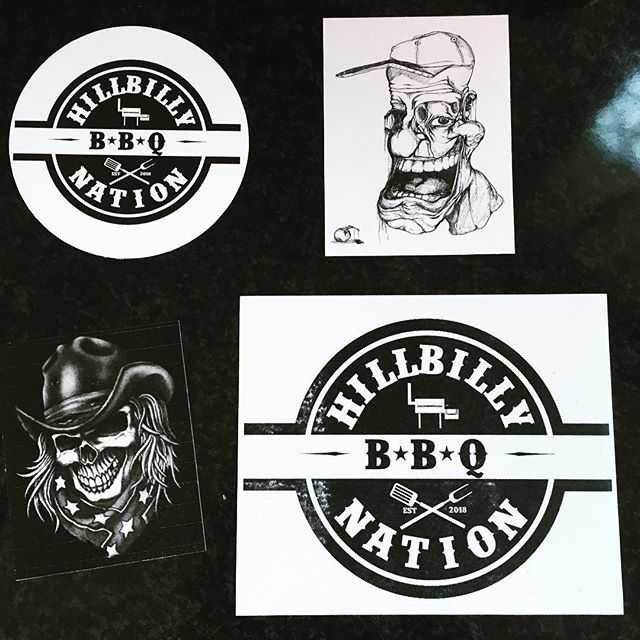 Some Sticker Love from @hillbilly_nation_bbq 🇦🇺 for the #unitedwallofbbqaus - thanks crew.. 🏻