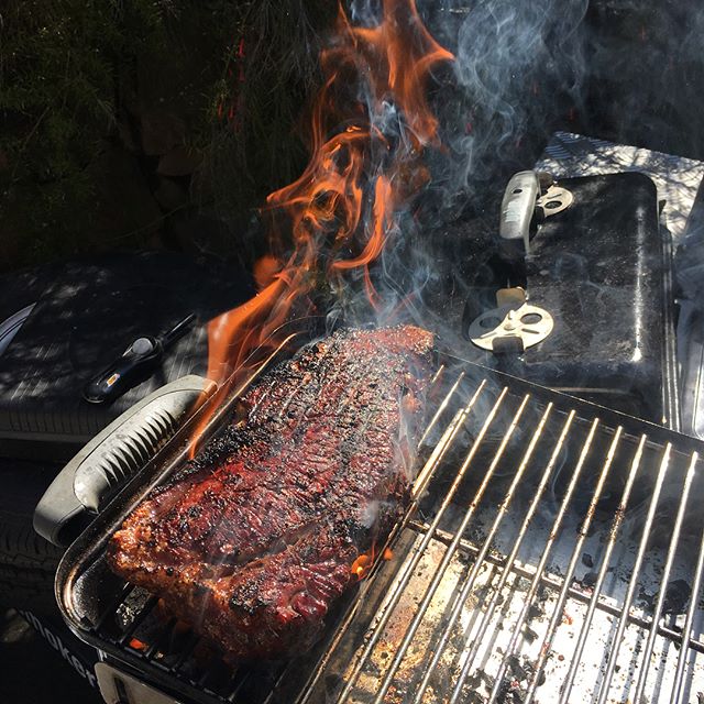 Knocked out a little MB6 reverse seared Wagyu yesterday for family brunch.. before the big feed..