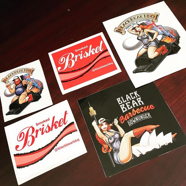 Sticker Love from @hdivision @blackbearbbqaus - thanks mate.. truly appreciated !! #unitedwallofbbqaus