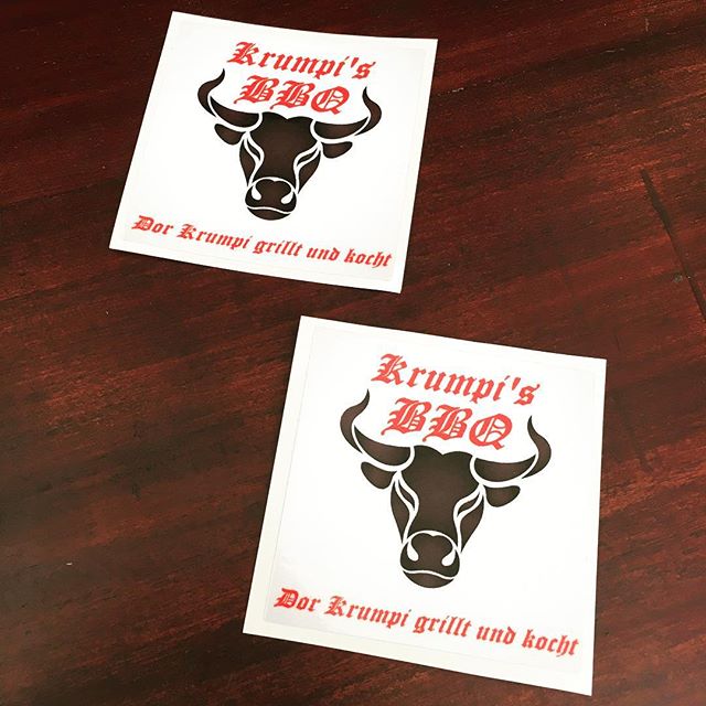 Sticker Love from @krumpis_bbq - thanks crew, if I haven’t sent you one of mine yet, I soon will do ! 🏻 #unitedwallofbbqaus