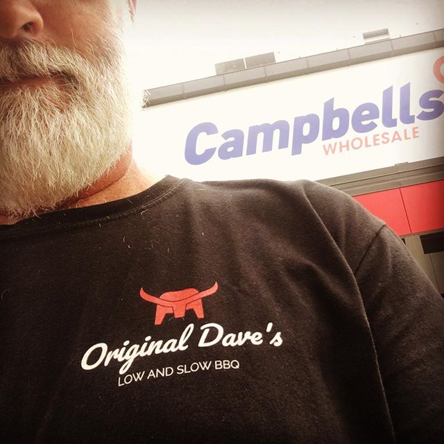 Tuesday’s are my ‘Shop’ day., and today I rep my good friends @originaldavesbbq whilst doing so..! I miss your faces.. and need to pop in for a visit soon..! 🏻