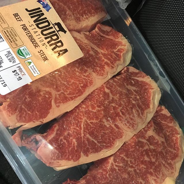 Fell across this four pack in @aldiaustralia Cannon Hill today - I guess folks skipped them thinking they were fatty/shitty cuts of beef.. but me.. it’s pure gold for a crazy good price.. will spoil the family with some reverse sear goodness tomorrow!?!? Hell Yes !!! 🏻