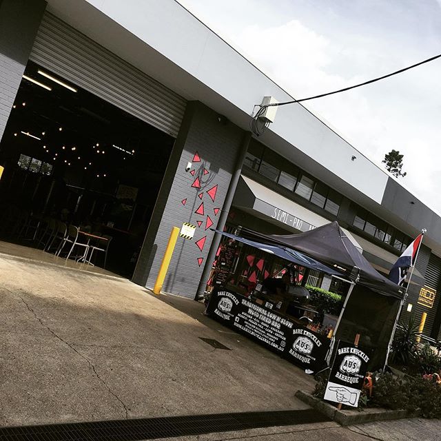 All setup at @semiprobrewingco - come at us for beers and BBQ - here till 8pm or Sold Out.. 🏻 - Manilla St, East Brisbane.