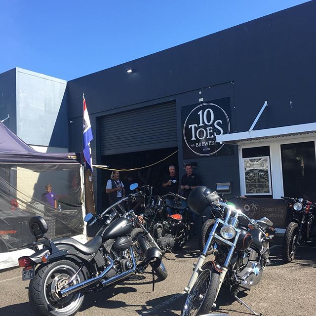 An awesome afternoon so far at @10toesbeer - Bikes, Beer & BBQ - we’re here till 6pm Folks., so get on it !!! 🏻