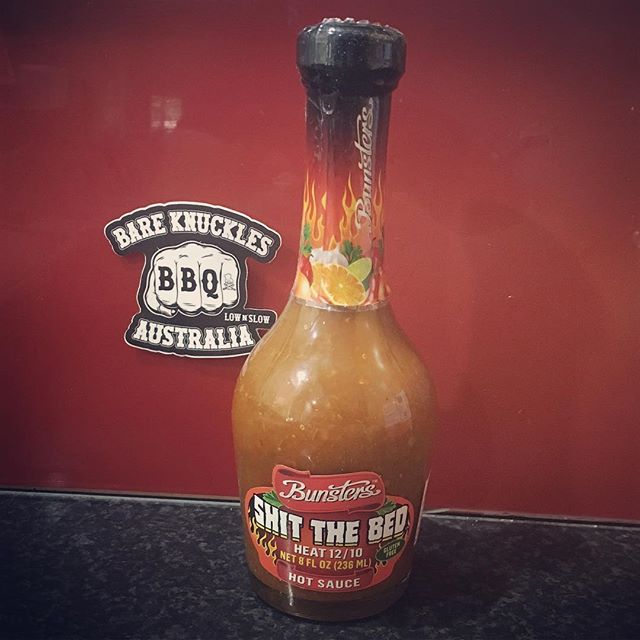 Just landed at BKB HQ - @bunstersww Hot Sauce - I’ll have it available from tonight’s service onwards, for those brave souls.. altho’ I’m pretty sure I don’t want feedback if it lives up to its name.. lol..