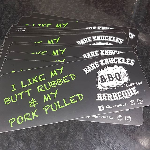 Occasionally I get offers from @stickermule to do up a short run of fun stickers.. so I've done up some bumper stickers.. for bbq lovers like me..  - grab them from my pop-ups whilst they last...