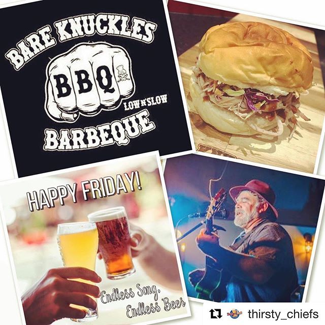 Friday night.. find us at @thirsty_chiefs - service from 5pm 🏻—————#Repost @thirsty_chiefs・・・Hello #Friday 🤗 Head to the shed for ‘knock off drinks’ this Friday arvo! A choice of pool, darts or foosball is on offer or just a cruisy catch up over a few coldies if you prefer  5pm get stuck into some great tasting tucker thanks to @bareknucklesbbq serving us Low ‘n’ Slow cooked meats. To top the night, JACK is back to rock it out with all the tunes we know ‘n’ love and..... I’m sure he’ll add a couple of his cheeky ones too. #thirstychiefs #northlakes #breweryandlivemusicvenue #fridaynightknockoffdrinks #cheerstobeersandgreattimes #supportlocal #whatsonnorthlakes #followmetobeer #lownslowbbq #northlakesbrewery #beer #supportlocalmusicians #brisbane #brisbanefoodtrucks #brewery #northlakes #brisbanenorthside #eatlocal #drinklocal #beerlovers #livemusicvenue #craftbeerlovers #brisbaneeats #beerseatsandbeats #bareknucklesbbqaus @bareknucklesbbq #welcometonorthlakes #northlakescommunity