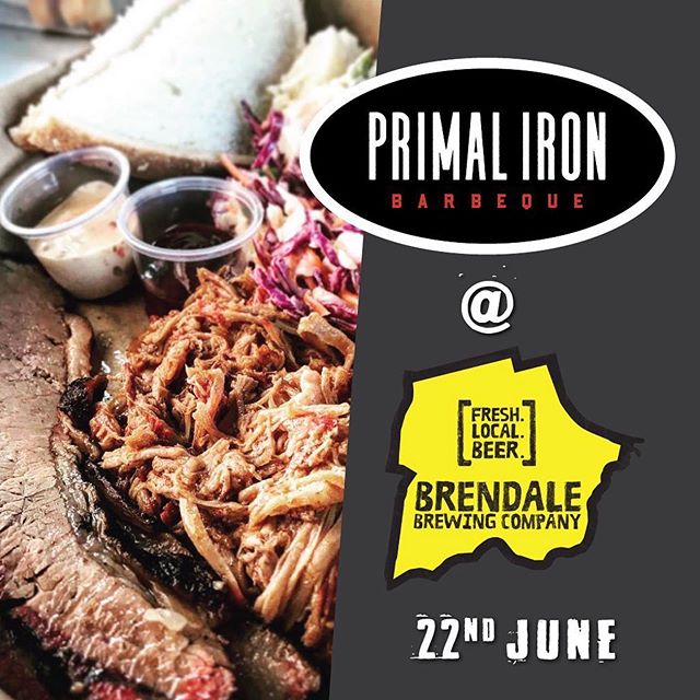 TODAY from 2pm.. @primalironbbq are serving up their killer BBQ at @brendalebrewingco - get in quick as these guys sell out fast !!! 🏻