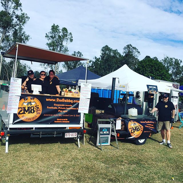 All setup out at the Aratula Community Centre for the Winter Harvest Festival.. helping our good mates @2m8s_bbq - our @radarhillsmokers trailer is even working under cover brother.. 🏻