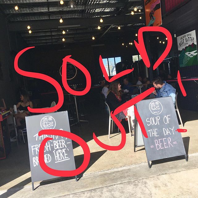 Sorry Folks.. another Sell Out tonight.. this time at @semiprobrewingco - let’s see what happens at @brendalebrewingco tomorrow!?