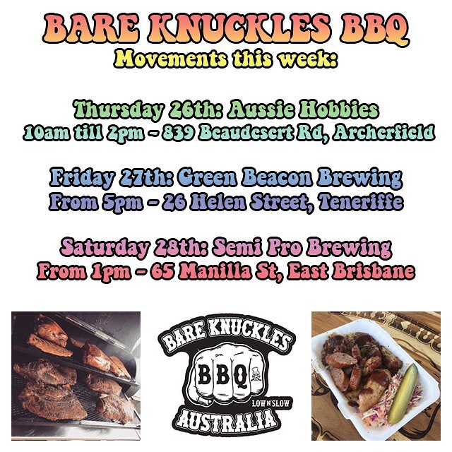 Movements This Week:Thur: @aussiehobbiesshop Fri: @greenbeacon Sat: @semiprobrewingco - #lownslow #lownslowbbq #traditionalbbq #itsgoodbbq #woodfired #brisbane #queensland