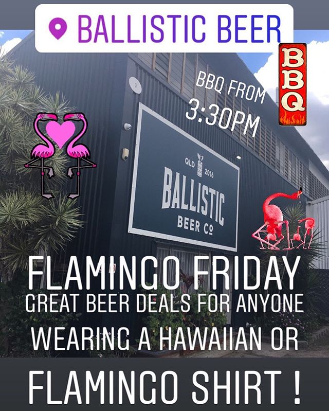 Tonight @ballisticbeer Salisbury !!!! Hawaiian Shirts a must.. the flamingo versions.. even better..! See you there !!!