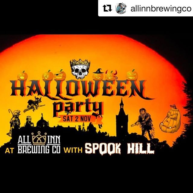 Tomorrow- Saturday - catch us at @allinnbrewingco -#Repost @allinnbrewingco・・・All Inn's masssive Halloween Party is ready to rock all day & night on Saturday November 2! Join us and if you like come in theme! We've got: ⠀⠀Prizes for those dressed in the halloween theme - check!⠀Horror themed blues-rockers Spook Hill in 4.30pm to 6.30pm - check!⠀🦇Halloween themed decor - check! ⠀Killer BBQ food from new All Inn favourites 'Bare Knuckles BBQ truck' PLUS tofu and chicken options from the 5 star 'Alba Catering' Japanese truck - both in from midday to 9pm for lunch, all day grazing & dinner. ⠀⠀See you there! ⠀⠀#allinnbrewingco #halloween #dressup #brewery #whatsonbrisbane #blues #bbq #beer #forbreakfast #dogfriendlybrisbane #brisbaneeats #brisbaneanyday #mustdobrisbane #whatsonbrisbane #craftbeercommunity #craftbrew #craftbeerbrisbane #allinnbrewingco #craftbeersunshinecoast #craftbeerqld #Livemusic #dogfriendlybrisbane