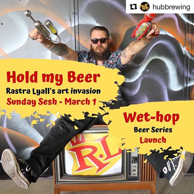 Sunday March 1st at @hubbrewing - one of my favorite humans @rastralyall is having his art show.. and he’s asked me to hustle my que on the day.. Win, Win.. Amazing Art, Beers, Music & BBQ.. it’s going to be a BIG day.. see you there !!!!!