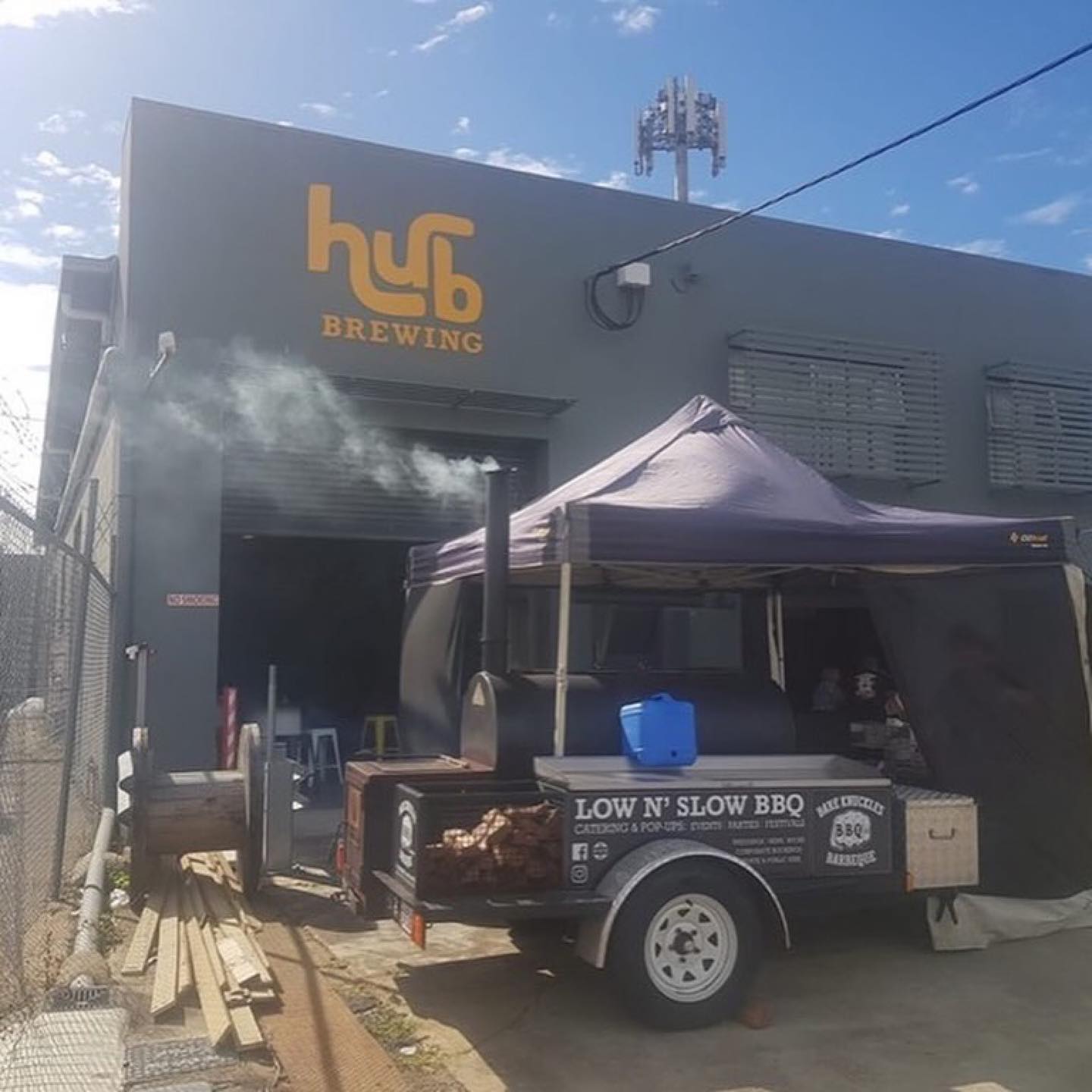 Today from midday.. see you at @hubbrewing - till Sold Out.. 🏻 -#getsome #lownslow #lownslowbbq #barbeque #barbecue #itsgoodbbq #brisket #pork #lamb #chicken #brisbane #queensland #australia #sleepwhenimdead #allinnbrewingco #traditionalbbq #bareknucklesbbq #bareknucklesbarbeque #bareknucklesbarbecue