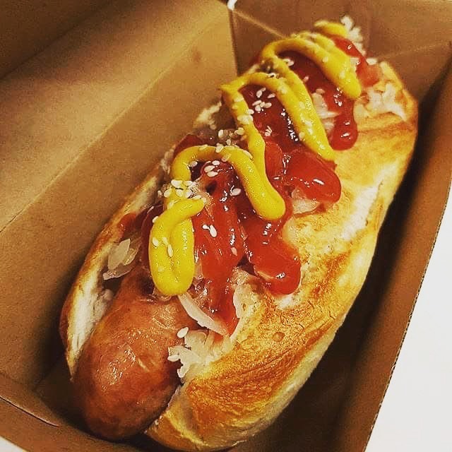 FRIDAY SPECIAL TOMORROW!! Smoked Cheese Kransky on a Long Roll $15.00 - Build it how you like: Sauerkraut, Onion, Coleslaw, Mustard, Ketchup, BBQ Sauce.. limited numbers..! 🏻