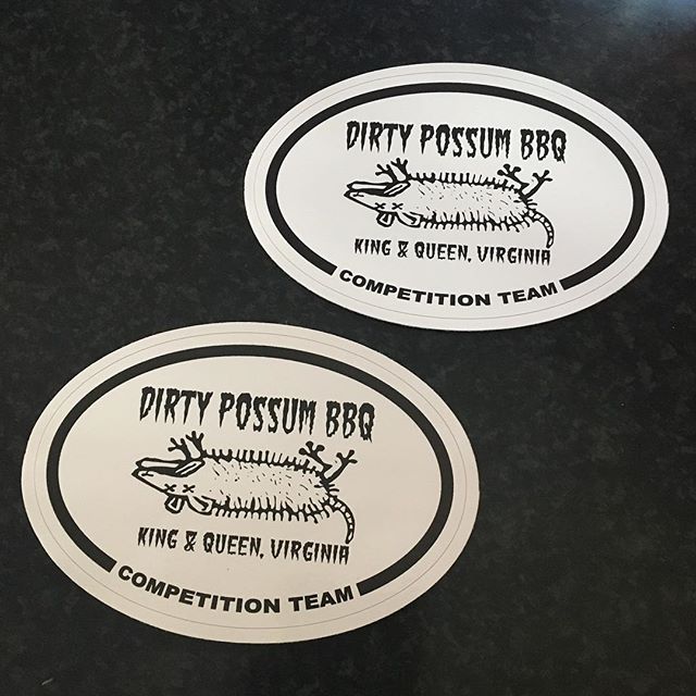 STICKER LOVE from USA @dirty_possum_bbq - thanks crew.. to the wall it goes.. 🏻