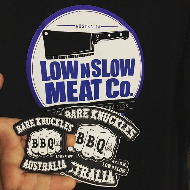 Hey Crew.. I’ll be Slinging BBQ at @lownslowmeatco 10am till 3pm today.. swing by for an awesome feed and hit me up for a free BKB Sticker or Magnet whilst they last !? 🏻