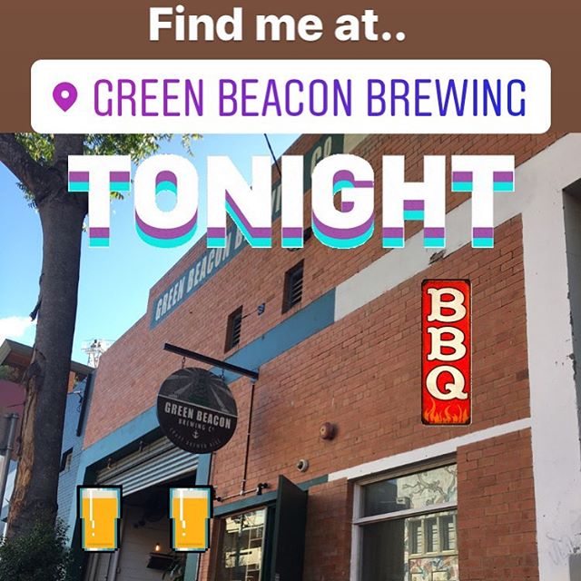 Find me at @greenbeacon tonight.. service from 5pm.. 🏻