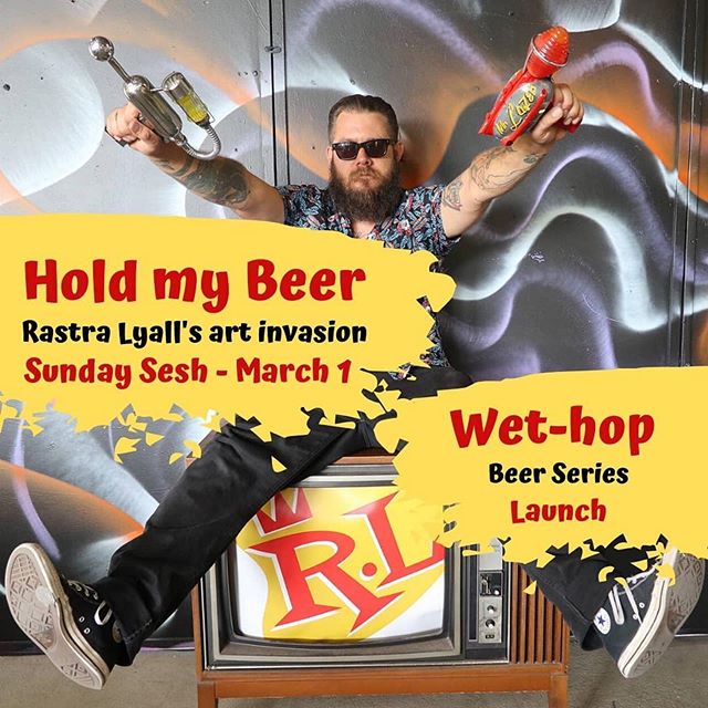 TOMORROW - SUNDAY - It’s the BIG one at @hubbrewing - my Buddy @rastralyall’s ART SHOW - Live Music - Amazing Beers - Amazing Venue - Killer BBQ, by me 🏻🏻 - kick off from 1pm.. till 6pm.. see you there..