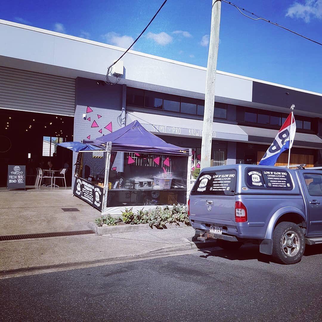 Saturday 25th May - we’re back at @semiprobrewingco - serving from midday till late or Sold out !! 🏻 - Come hit us up !! 65 Manilla St, East Brisbane - Brisket Rolls, Pulled Pork Rolls, Chicken Wings, MAC N Cheese, BBQ Boxes, Pork Ribs, MacBrisket Burgers, Corn Cob and more !!! #lownslowbbq #lownslow #brisbane #bbq #meathustler #getsome