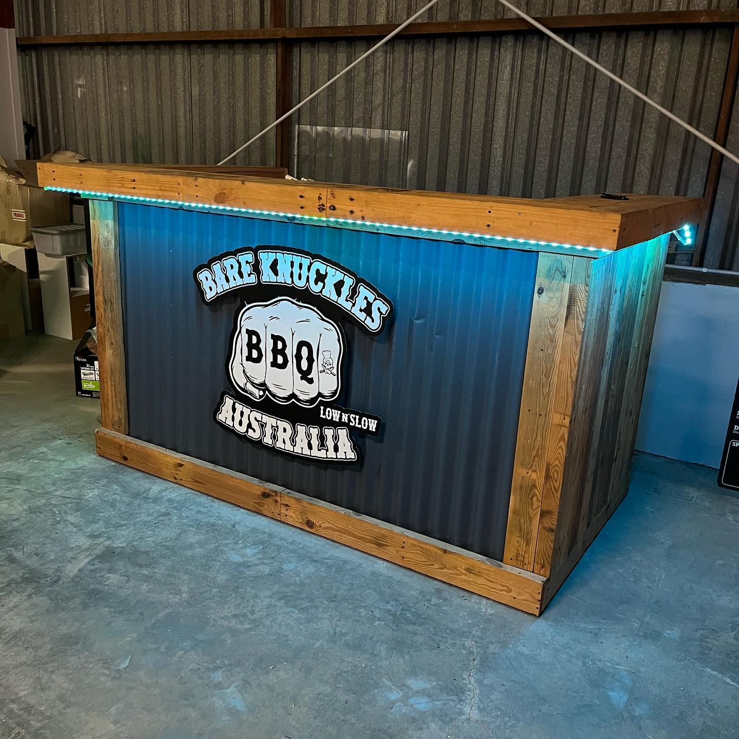 My man @torksigns hitting out of the park with signage on the bar for the back shed !! Thanks buddy 🏻