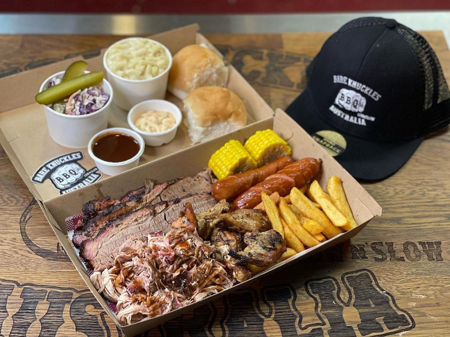 BBQ is on !! We are OPEN Wednesday to Sunday - 10am till 2pm then 5pm till 8:30pm (11am Start on Sunday) - pre-order via our website or @bopple.app - Delivery via @ubereats_aus - Address: 617 Toohey Rd, Salisbury, Qld 🏻 - ‘Double Thumbs’ from the OG Red Wiggle - Thanks @cook.murray 🏻#lownslow #lownslowbbq #barbeque #barbecue #itsgoodbbq #brisket #pork #lamb #chicken  #brisbane #queensland #australia #sleepwhenimdead #allinnbrewingco #traditionalbbq #bareknucklesbbq #bareknucklesbarbeque #bareknucklesbarbecue #bareknucklesbbqaus #bareknucklesbbqaustralia #bareknucklesbarbecueaustralia #bareknucklesbarbecueaus #bareknucklesbarbequeaus #bareknucklesbarbequeaustralia #ubereats #meathustler